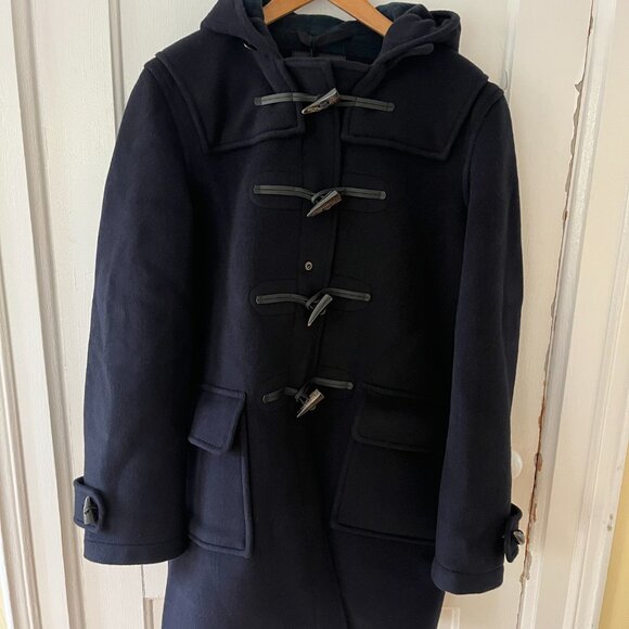 Brand New // Gloverall “Morris Duffle” Navy Black-Watch Size S – Made in England - Picture 2 of 8